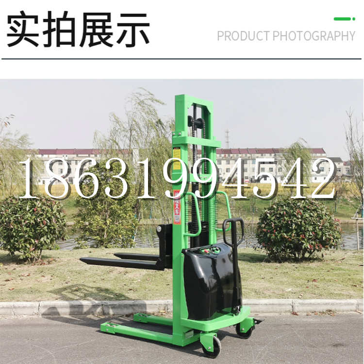 河西区电动叉车堆高车液压铲车电瓶1吨2吨站驾步行式小型全自动叉车